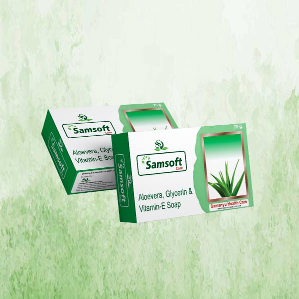 Aloe Vera, Glycerin & Vitamin-E Soap - (Pack of 2)